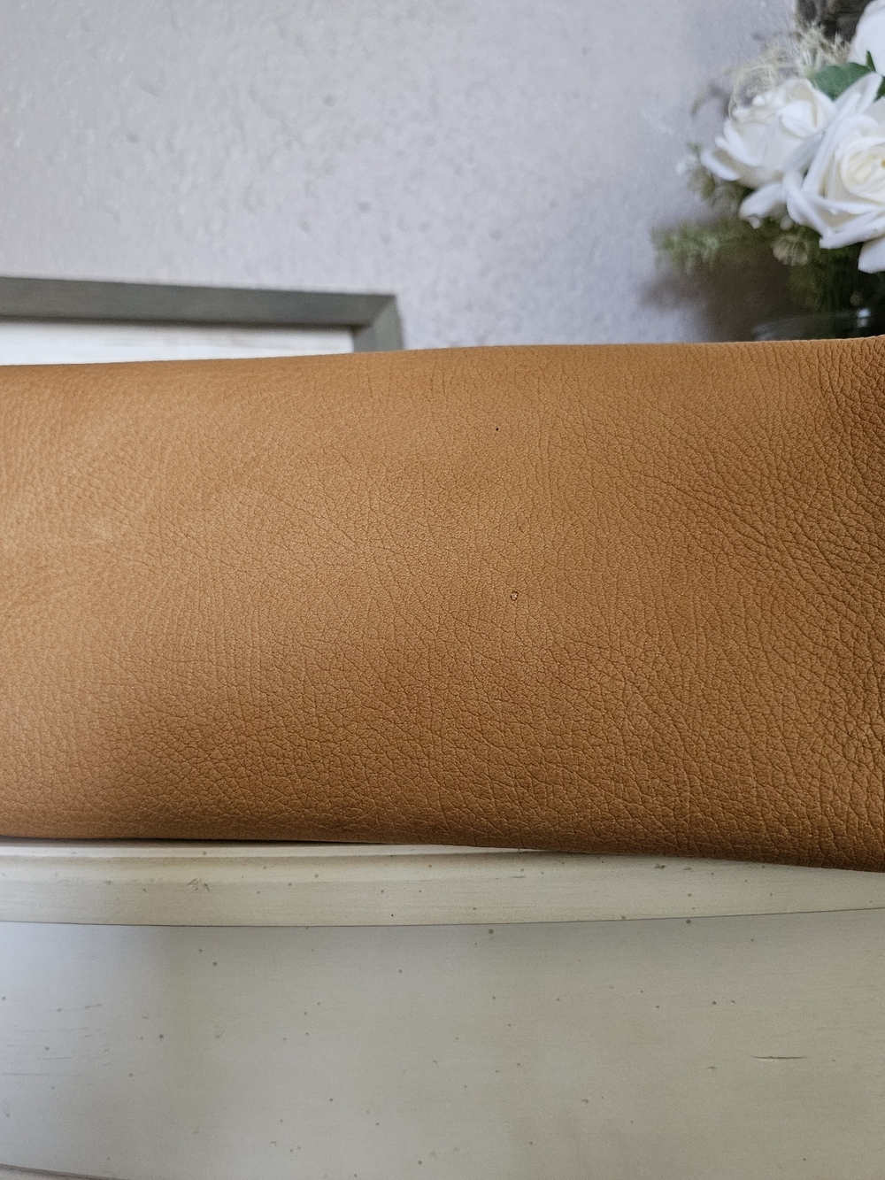 Go Forth Goods Large Avery Tan Leather Tote - Picture 8 of 10